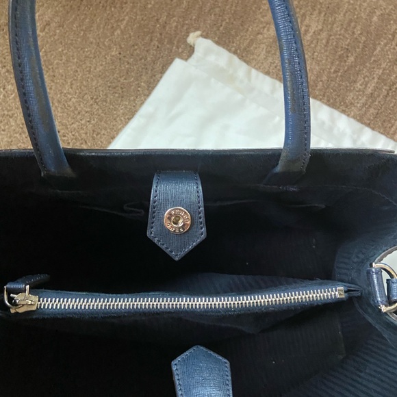 Fendi 2Jours navy satchel bag! - Picture 4 of 12